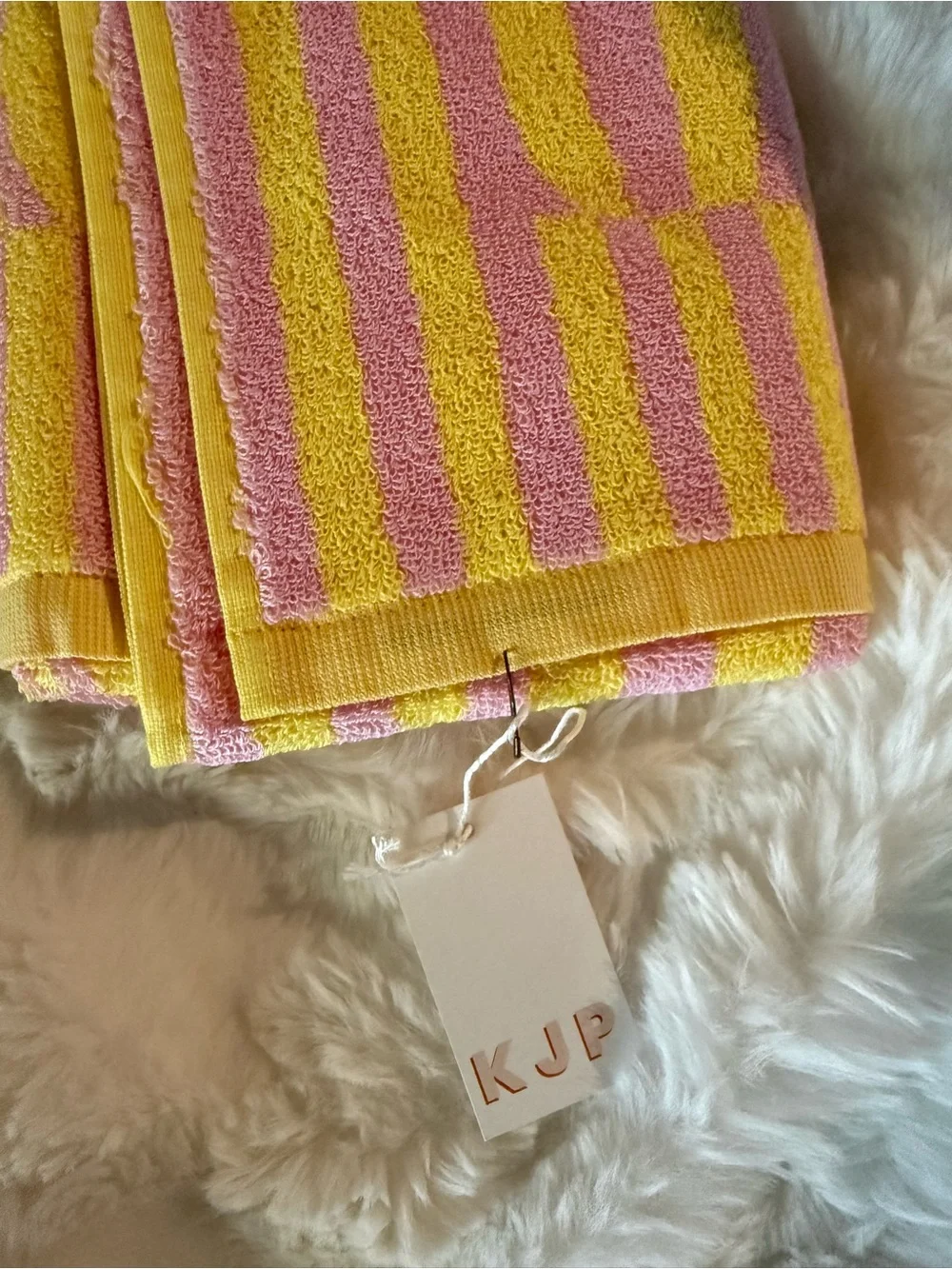 KJP Rhubarb & Custard Hand Towel